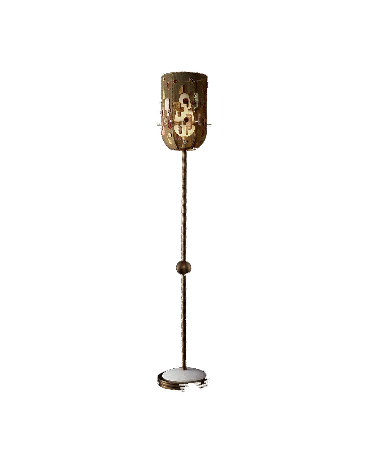INTERLUDE : HAND-EMBROIDERED FLOOR LAMP